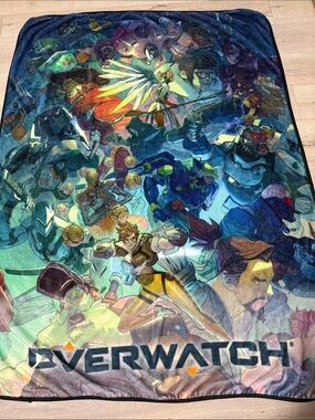 Overwatch Character Montage Throw Blanket - Multicolor